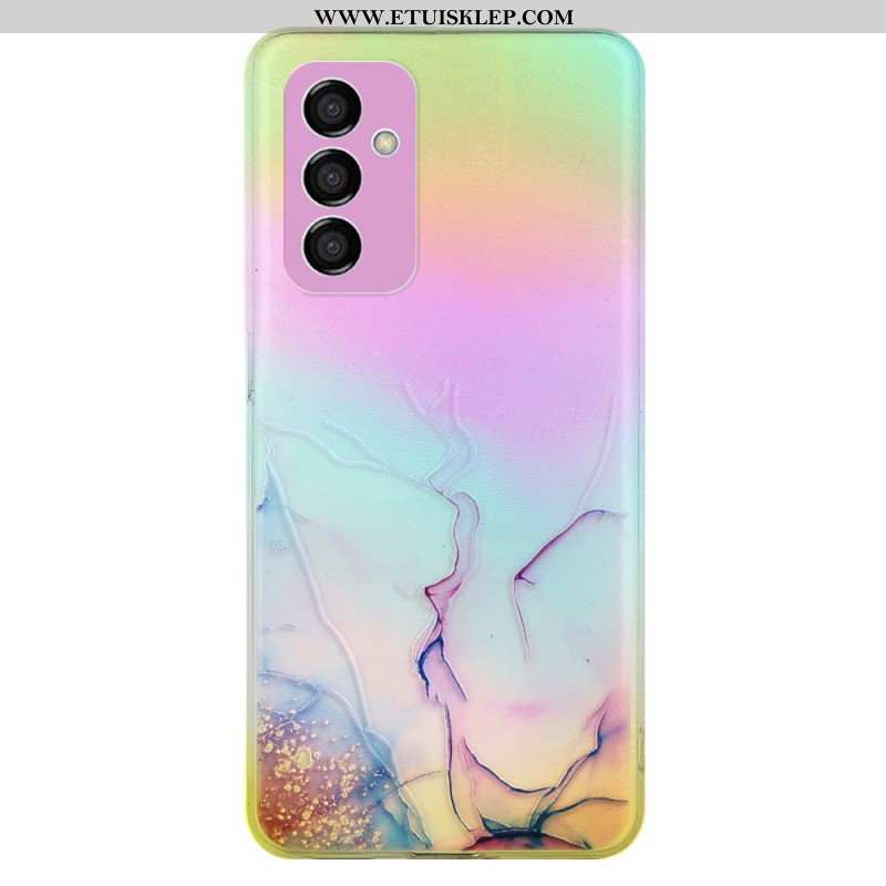 Etui do Samsung Galaxy M23 5G Marmur Z Efektem Lasera